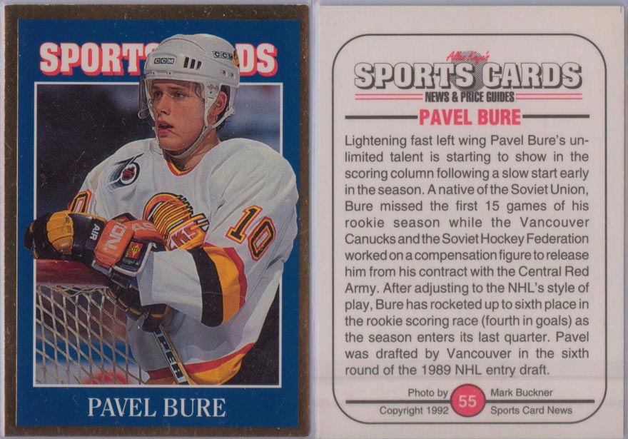 1992 Sports Cards News # 55