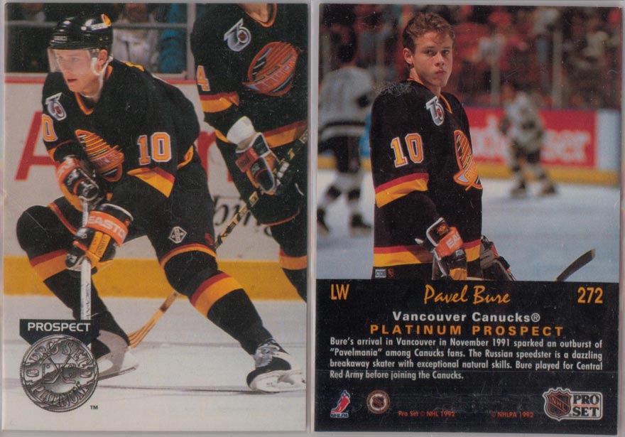 1991-92 Pro Set Platinum # 272