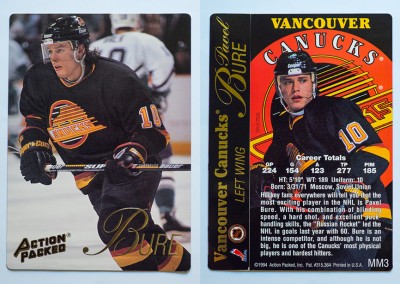 1994-95 Action Packed Mammoth # MM3 19/25,000