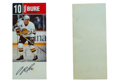 1993-94 Canucks Autograph Cards # NNO